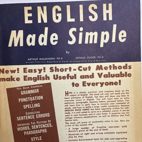 Vintage english made simple - english,