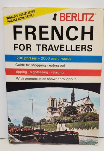 Vintage book french - vintage,